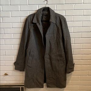 Banana Republic  Men's Wool Gray Coat
